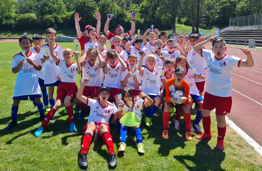 D Jugend mit großem Kader beim Heimturnier TSV Leinfelden Fußball